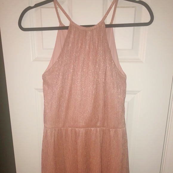 Rose gold pink shimmer dress - Picture 2 of 2